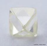 H Flawless Clean White 0.51 Carat Rough Diamond Natural, Genuine Diamond Uncut