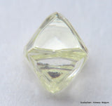 I VVS1 Real & beautiful diamond out diamond mine. Natural, uncut gemstone