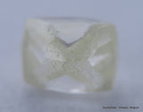 H VVS1 natural diamond ideal for uncut diamond jewelry. Out from a diamond mine