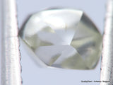 F VS1 0.40 carat diamond out from a mine. ideal for rough diamond jewelry