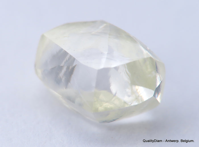 G Flawless, clean white gem diamond out from a diamond mine. Natural diamond.