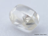 F VS1 diamond ideal for uncut diamond jewelry. Out from a diamond mine 0.61 carat