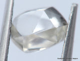 F VS1 diamond ideal for uncut diamond jewelry. Out from a diamond mine 0.61 carat