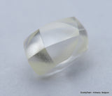 F Flawless, clean white gem diamond out from a diamond mine. Natural diamond.