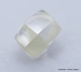 F Flawless, clean white gem diamond out from a diamond mine. Natural diamond.