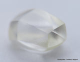 F Flawless, clean white gem diamond out from a diamond mine. Natural diamond.