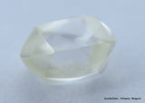 F Flawless, clean white gem diamond out from a diamond mine. Natural diamond.
