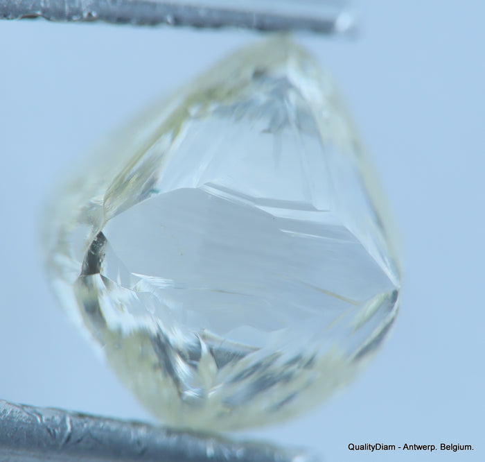I VVS1 Real & beautiful diamond out diamond mine. natural, uncut gemstone