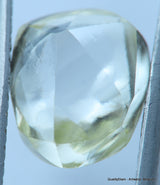 1.88 Carat beautiful diamond mackle out from diamond mine - a gem diamond