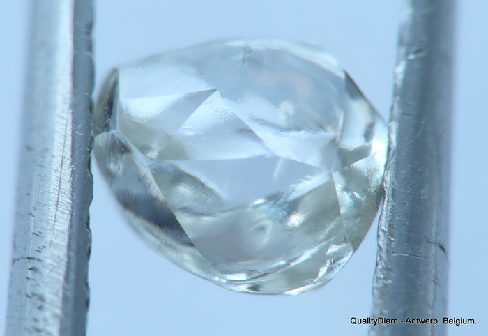 H VVS1 Real & beautiful diamond out diamond mine. natural, uncut gemstone