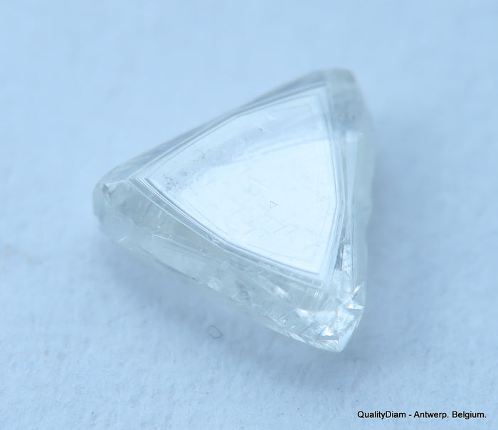 F VVS2 uncut diamond also known as rough diamond out from a diamond mine