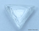 E VVS2 uncut diamond also known as rough diamond out from a diamond mine