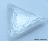 E VVS2 uncut diamond also known as rough diamond out from a diamond mine