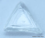 E VVS2 uncut diamond also known as rough diamond out from a diamond mine