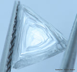 E VVS2 uncut diamond also known as rough diamond out from a diamond mine