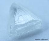 E VVS2 uncut diamond also known as rough diamond out from a diamond mine