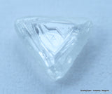 E VVS2 uncut diamond also known as rough diamond out from a diamond mine