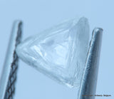 E VVS2 uncut diamond also known as rough diamond out from a diamond mine