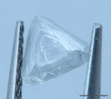 E VVS2 uncut diamond also known as rough diamond out from a diamond mine