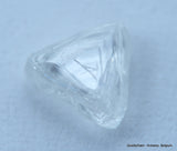 E VVS2 uncut diamond also known as rough diamond out from a diamond mine