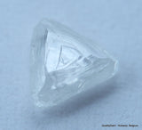 E VVS2 uncut diamond also known as rough diamond out from a diamond mine