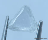 E VVS2 uncut diamond also known as rough diamond out from a diamond mine