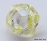For rough diamond jewelry 0.49 carat Intense Fancy Yellow beautiful gem diamond