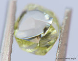 For rough diamond jewelry 0.49 carat Intense Fancy Yellow beautiful gem diamond