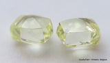 1.04 carats beautiful Fancy Yellow natural diamonds out from diamond mines