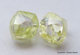 1.04 carats beautiful Fancy Yellow natural diamonds out from diamond mines