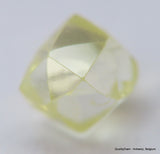 For rough diamond jewelry 0.58 carat Fancy Yellow beautiful gem diamond