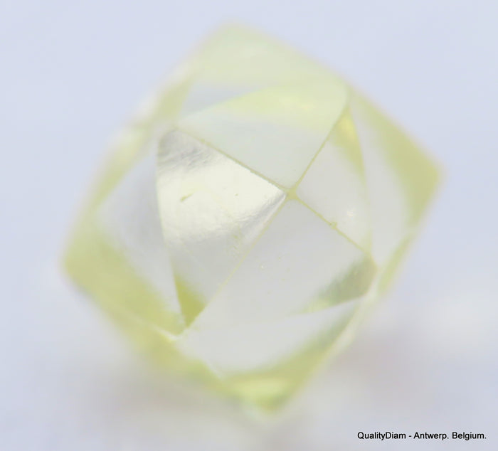 For rough diamond jewelry 0.58 carat Fancy Yellow beautiful gem diamond