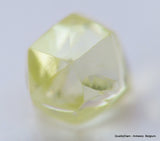 For rough diamond jewelry 0.58 carat Fancy Yellow beautiful gem diamond