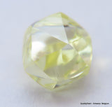 For rough diamond jewelry 0.63 carat Fancy Yellow beautiful gem diamond