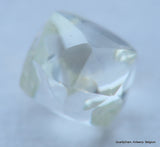 G Flawless clean white diamond out from a diamond mine. Natural, uncut gemstone
