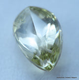 Beautiful Intense Fancy Green diamond out from a diamond mine.