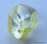 Flawless, clean, intense fancy yellow rare natural diamond mackle