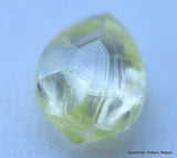 Fancy Yellow Clean Diamond Amazing Hexagons On Its Surfaces