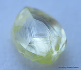 Fancy Yellow Clean Diamond Amazing Hexagons On Its Surfaces