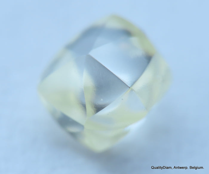 Flawless clean natural diamond uncut, raw, rough diamond out from diamond mine