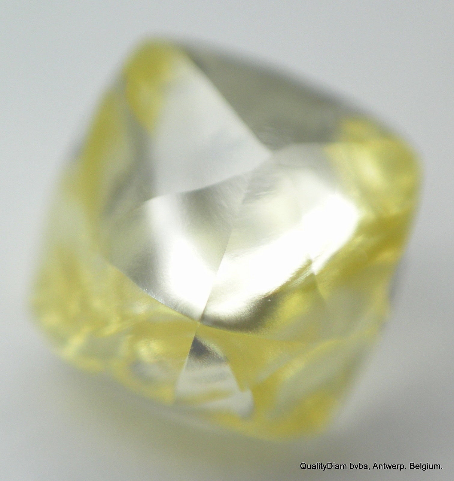 1.48 CARAT Intense Fancy Yellow Natural Rare Uncut Diamond in Tetra Shape