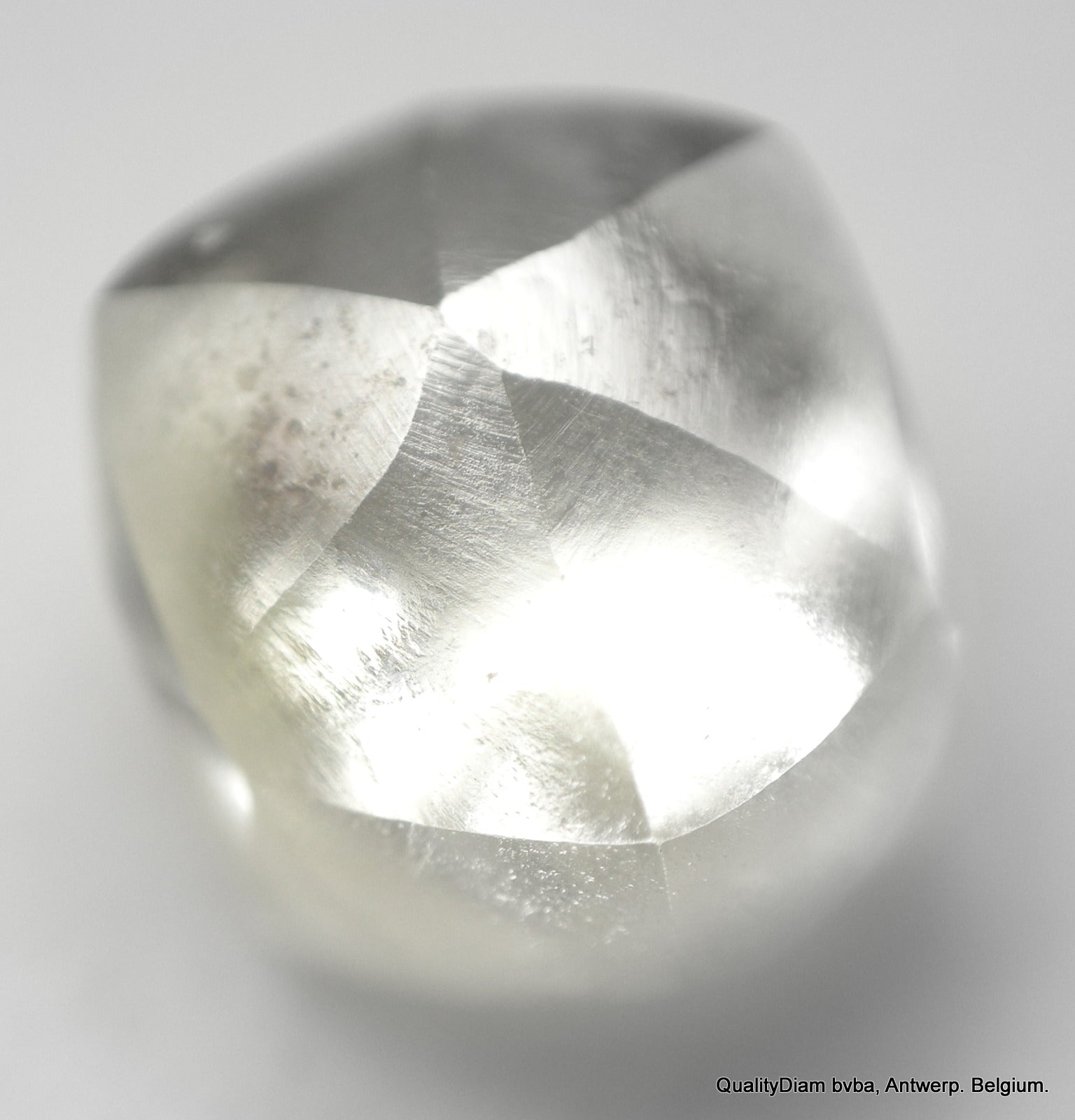 0.93 Carat Freshly mined Rough Diamond in Mackle shape with Unusual Brilliance