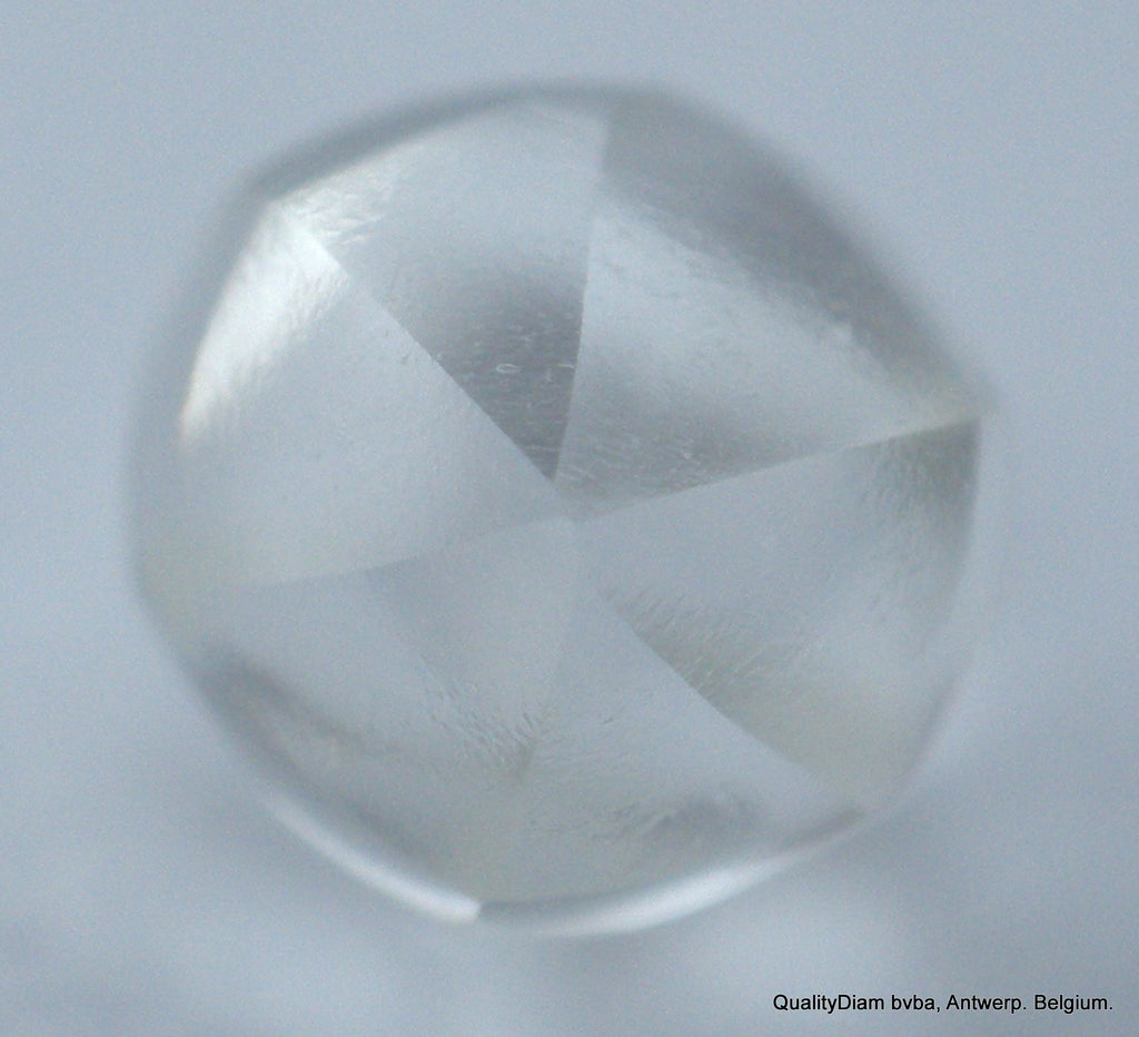 H Vvs1 Diamond Billion Years Old Recently Mined Out Natural Rough Uncut Gemstone