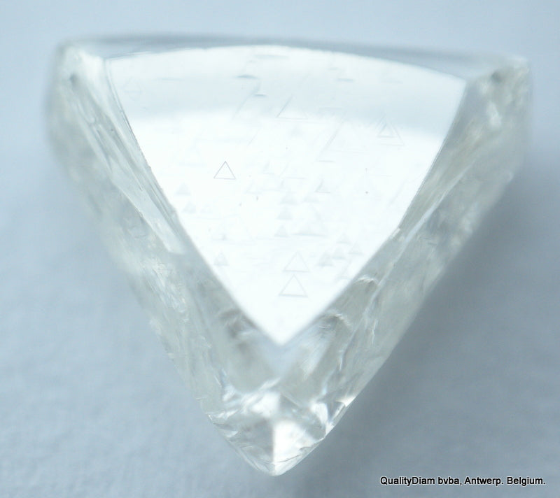 Rough Diamond E Vs2 0.59 Carat Natural, Genuine Diamond Out From A Diamond Mine