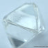 D VVS1 0.24 carat Octahedron Diamond with unusual 6 corners