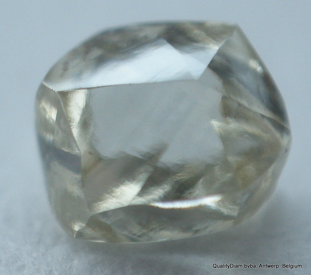 Real Is Rare: Fancy Green 0.13 Carat Recently Mined Natural Diamond Mackle