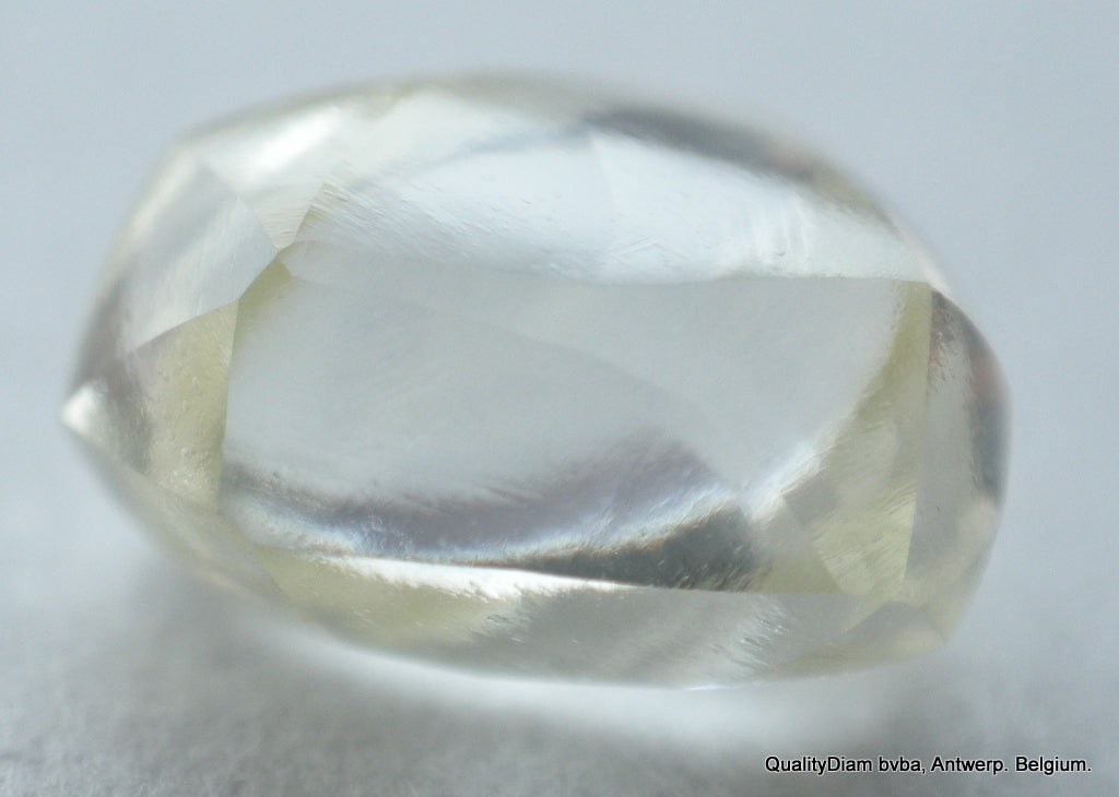 For Rough Diamonds Jewellery: 0.54 Carat I Flawless Mackle shaped Diamond Ready To Set