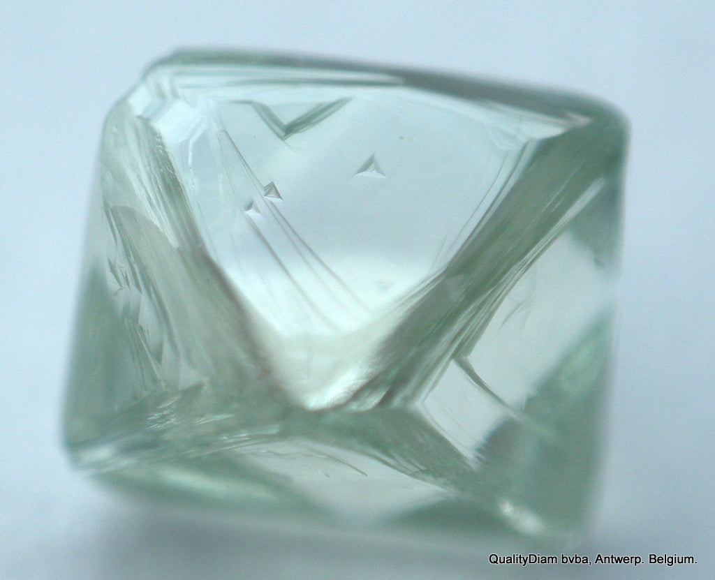 0.48 Carat Beautiful Intense Fancy Green Recently Mined Diamond Uncut Gemstone
