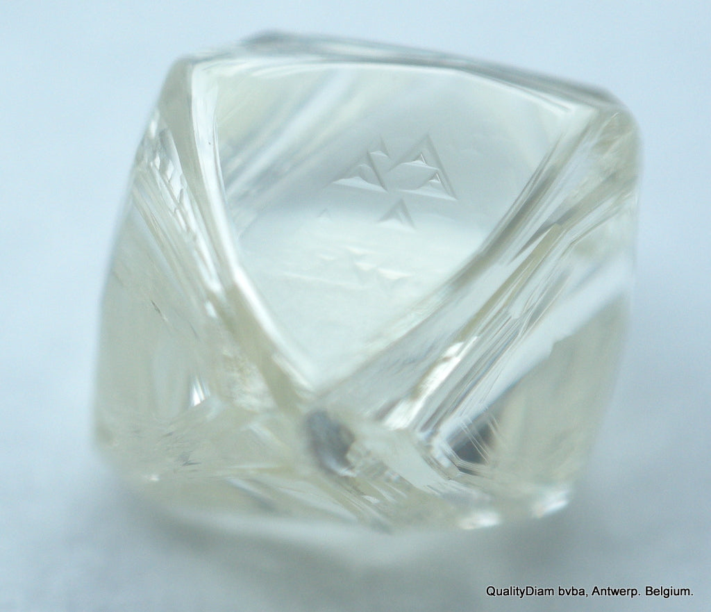 H Flawless Clean White 0.63 Carat Genuine Diamond Natural Real Diamond Uncut Raw