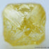 Vivid Fancy Yellow Natural Diamond Out From A Diamond Mine. 0.72 Carat Gemstone